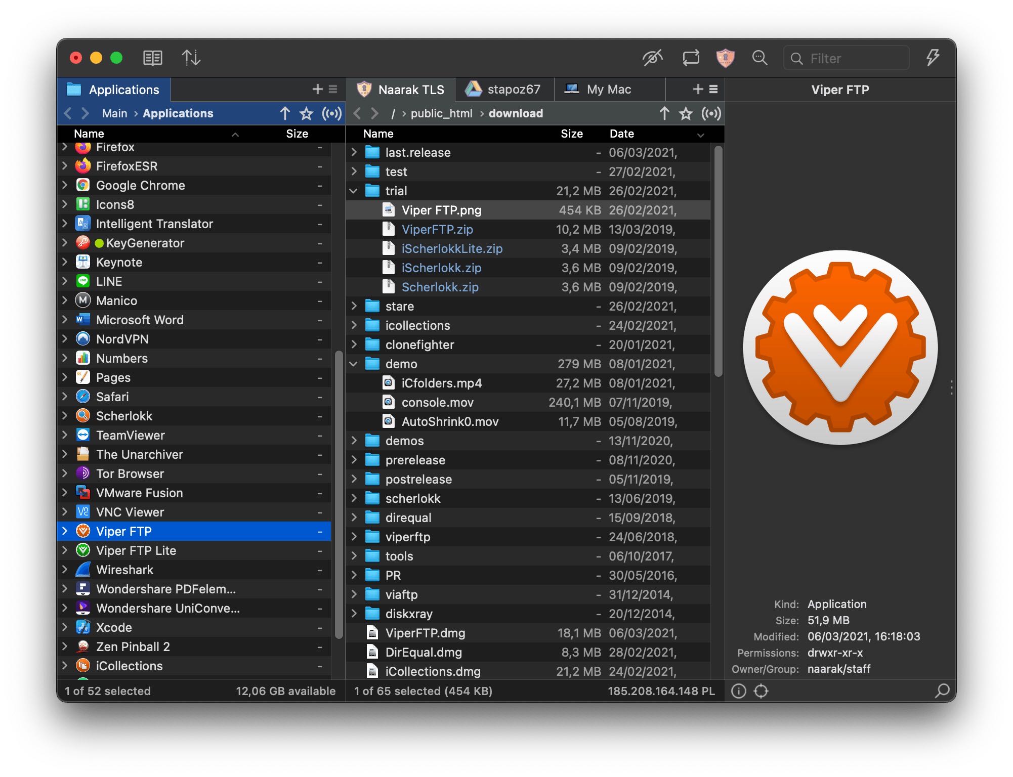 Viper FTP 6.2.4 mac ftpļ_վ