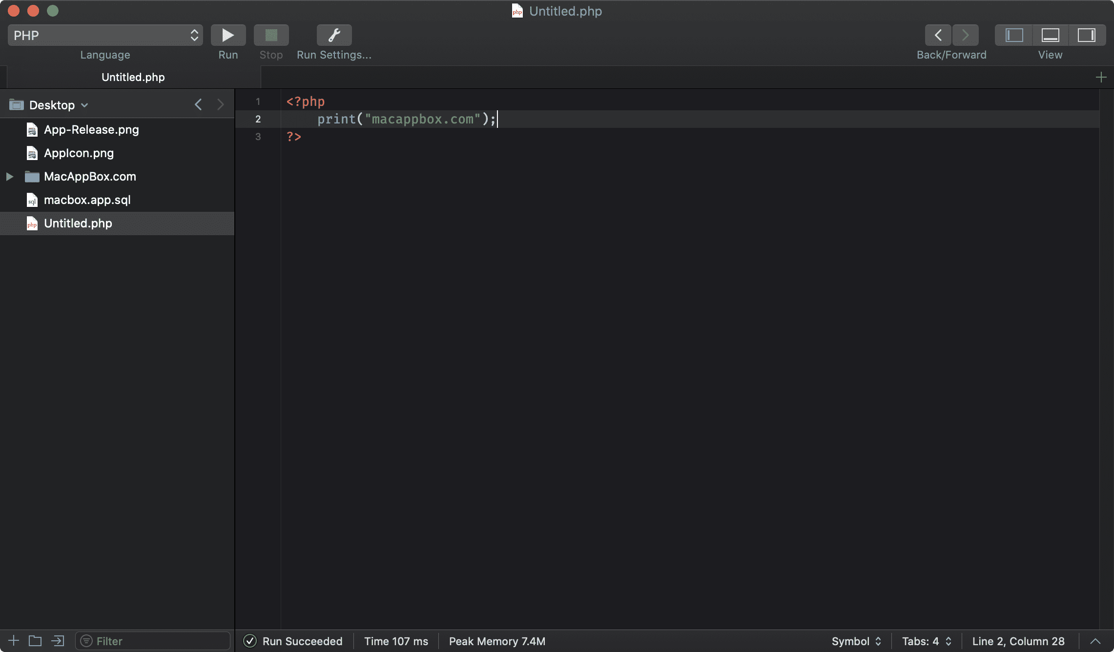CodeRunner for mac  