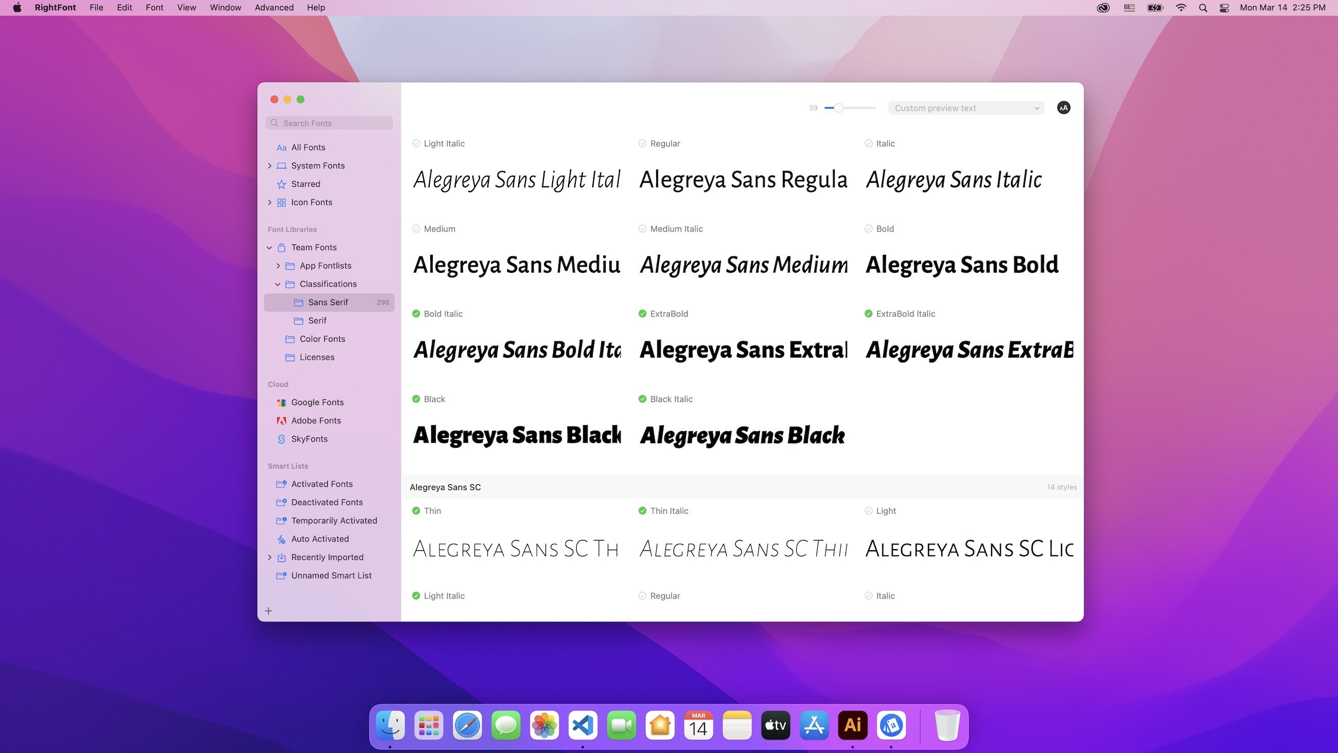 RightFont for mac 6.3  RightFont mac_վ