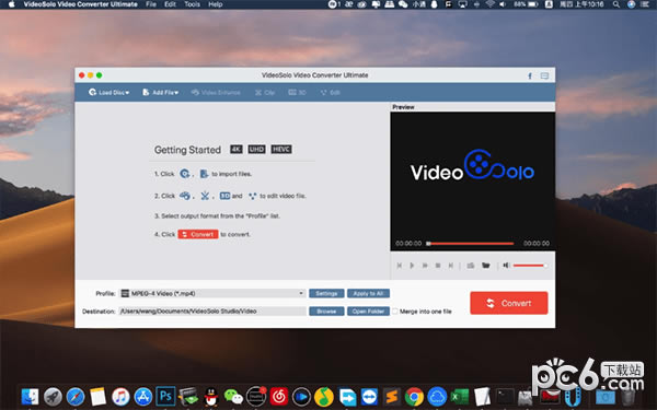 VideoSolo Video Converter Mac