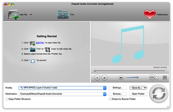 Faasoft Audio Converter Mac