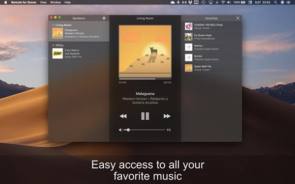 Remote for Sonos Mac