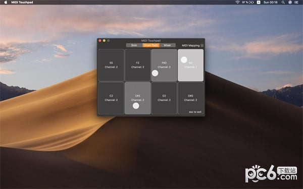MIDI Touchpad Mac