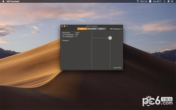 MIDI Touchpad Mac