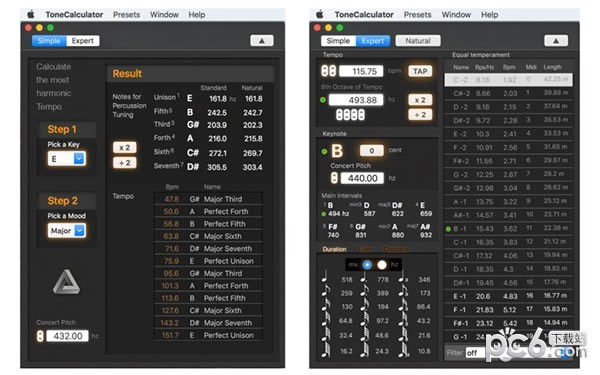 ToneCalculator Mac
