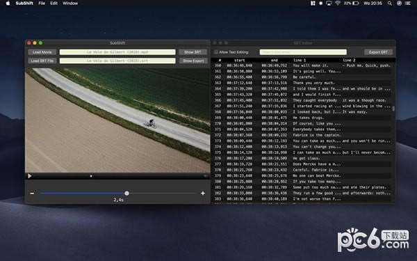 SubShift for Mac