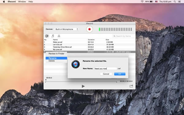iRecord for Mac