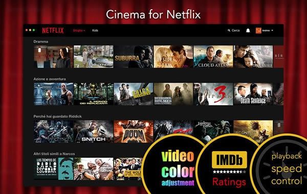 Cinema for Netflix for Mac