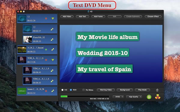 DVD Creator Pro Mac