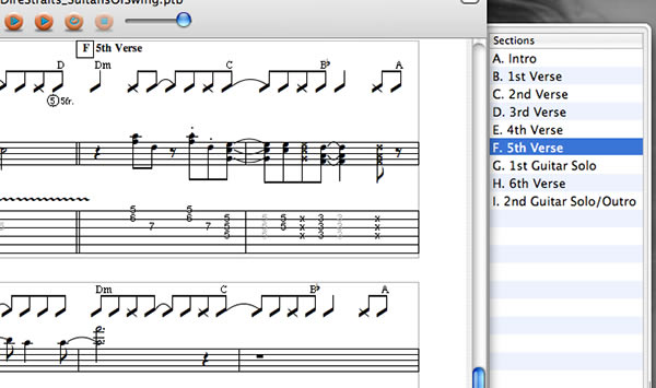 Tablatures for Mac