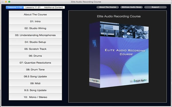 Elite Audio Recording Course mac