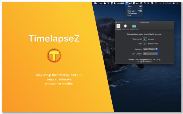 Screen TimeLapseZ Mac