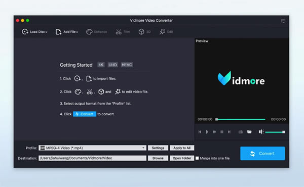 Vidmore Video Converter Mac