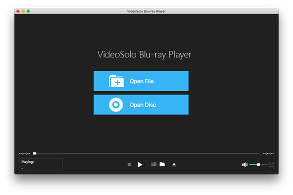 VideoSolo Blu-ray Player Mac
