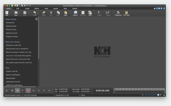 NCH WavePad Master Mac