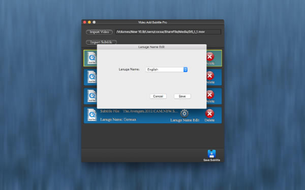 Video Add Subtitle Pro Mac