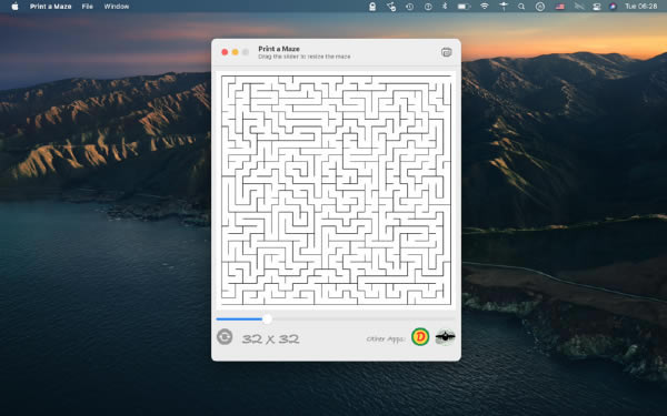 Print a Maze Mac