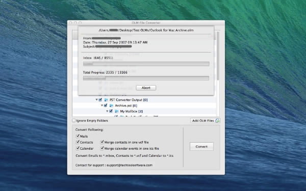 OLM File Converter Mac