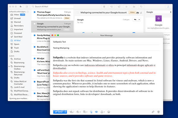 Mailspring for Mac