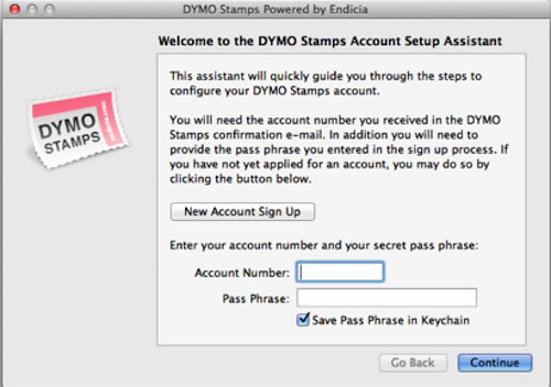 DYMO Stamps for mac