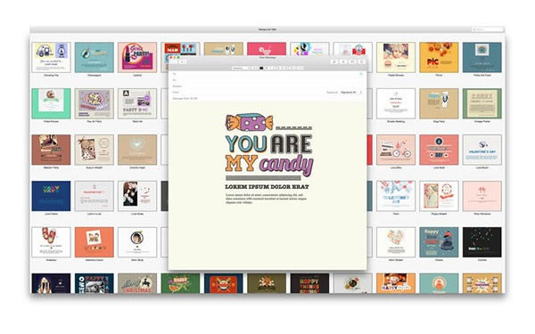 Designs for Mail for Mac