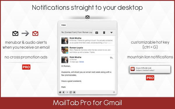 MailTab Pro For Gmail