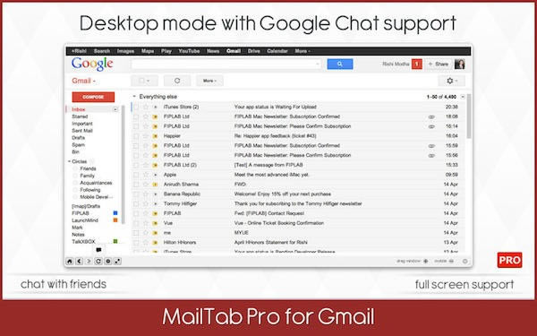 MailTab Pro For Gmail Mac