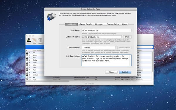 MailShoot for Mac