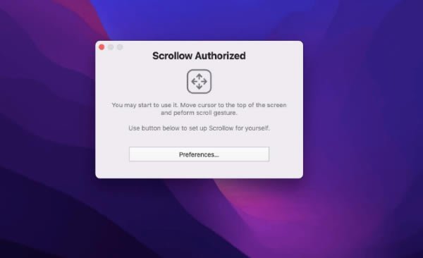 Scrollow Mac