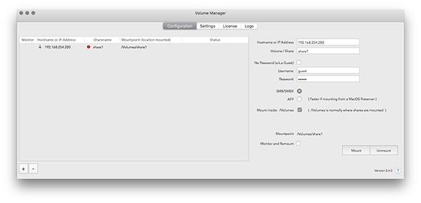 Volume Manager for Mac