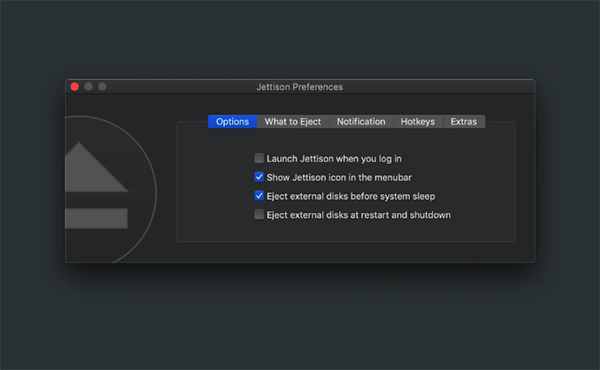 Jettison for mac
