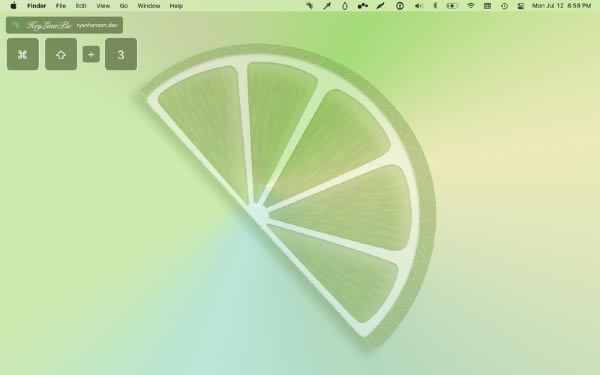 KeyLimePie Keystrokes Mac