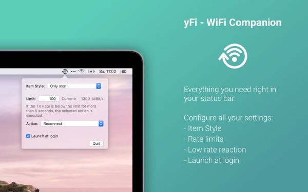 yFi WiFi Companion Mac