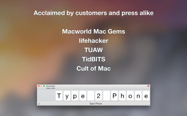 type2iphone Mac
