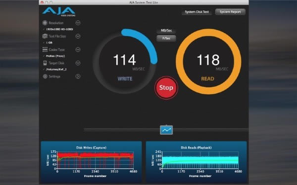 AJA System Test Mac