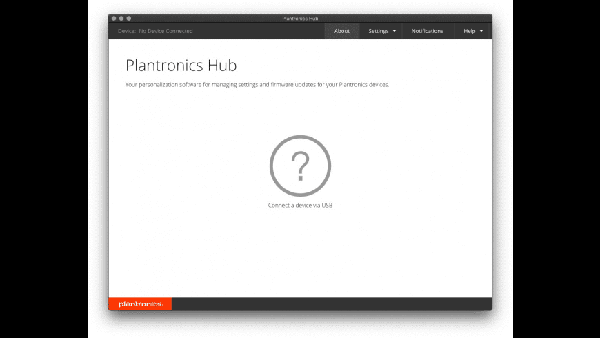 Plantronics Hub Mac