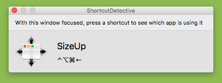 ShortcutDetective Mac