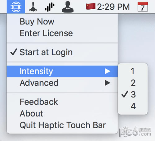 Haptic Touch Bar Mac