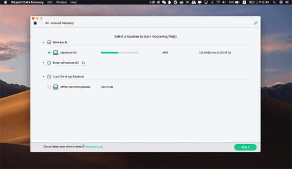 iSkysoft Data Recovery Mac