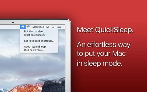 QuickSleep Mac