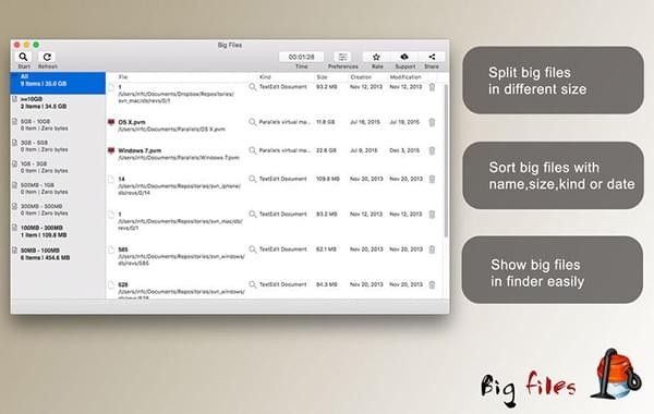 Big Files Mac