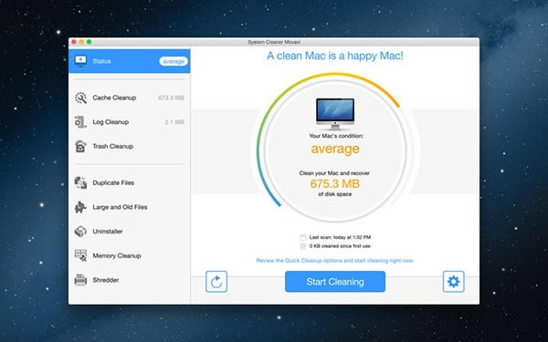 System Cleaner Movavi Mac