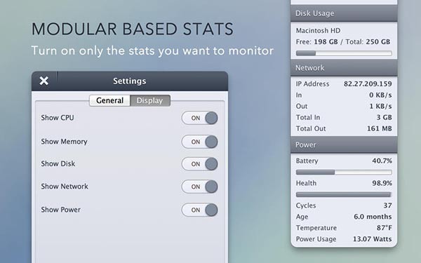 StatsBar for Mac