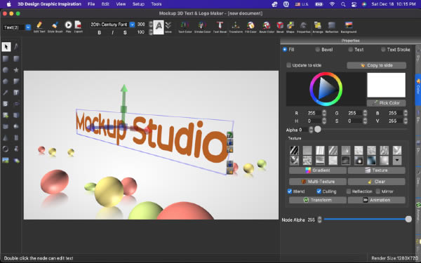 3D Design Graphic Mac
