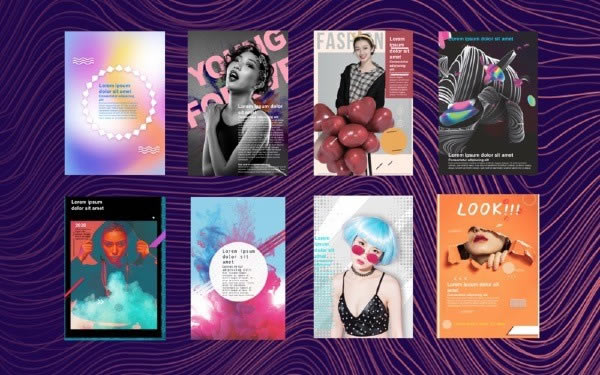 Magazine template Mac