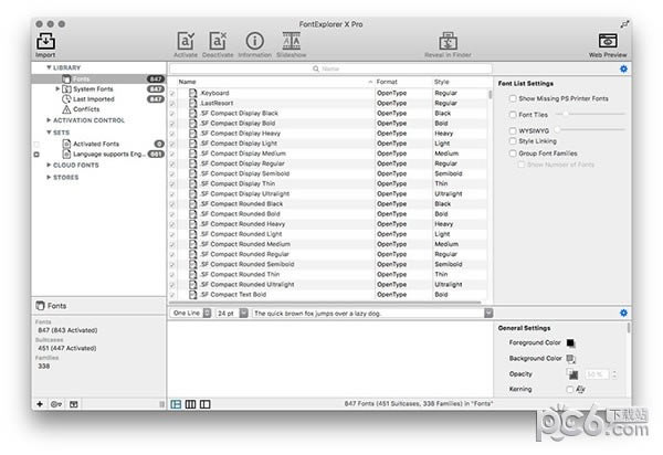 FontExplorer X Pro for mac