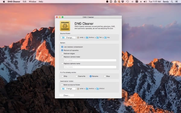DNG Cleaner Mac