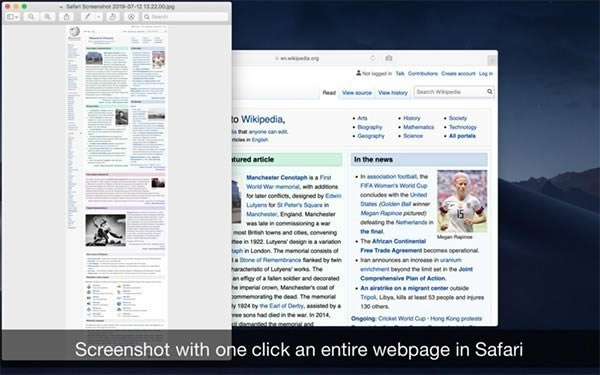 Page Screenshot Mac