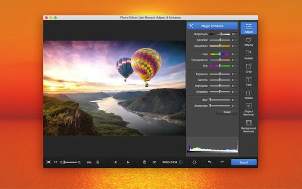 Photo Editor Lite Movavi Mac