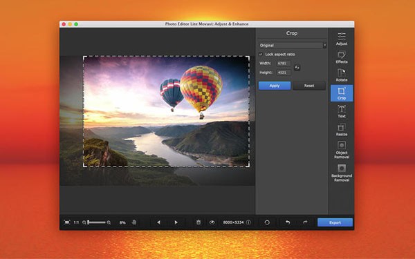 Photo Editor Lite Movavi for Mac